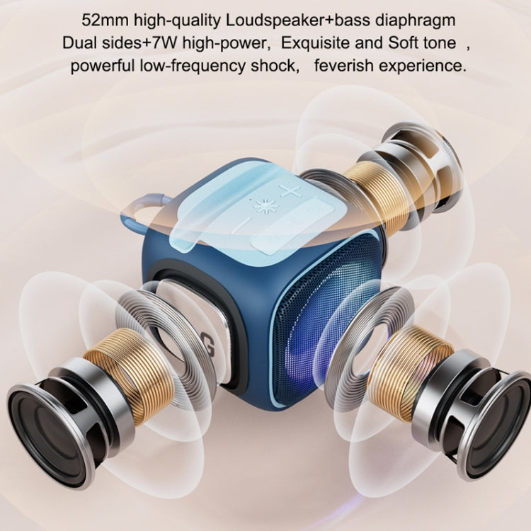 T&G TG359 Portable Outdoor LED Wireless Bluetooth Speaker(Dark Green) - free shipping - PMC TechLife - Order now!