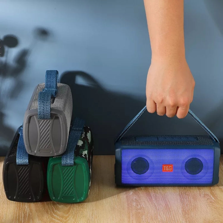 T&G TG345 Portable Outdoor Color LED Wireless Bluetooth Speaker(Black) - free shipping - PMC TechLife - Order now!
