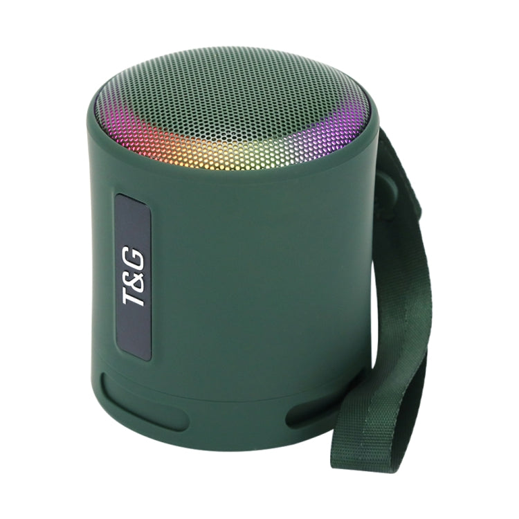 T&G TG373 Outdoor Portable LED Light RGB Multicolor Wireless Bluetooth Speaker Subwoofer(Green) - free shipping - PMC TechLife - Order now!