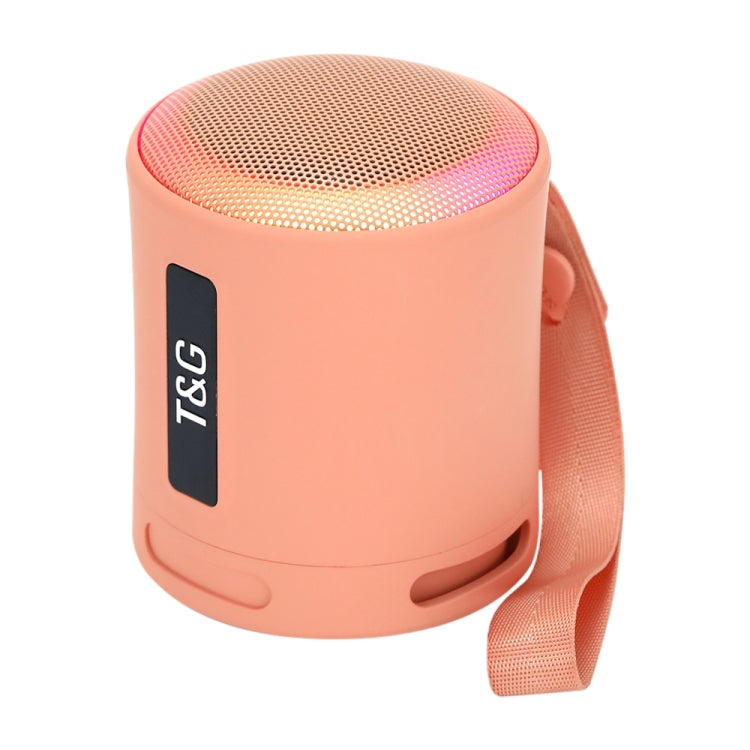 T&G TG373 Outdoor Portable LED Light RGB Multicolor Wireless Bluetooth Speaker Subwoofer(Orange) - Desktop Speaker by T&G | Online Shopping South Africa | PMC TechLife | Buy Now Pay Later Mobicred