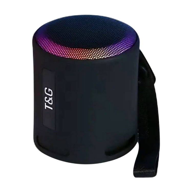 T&G TG373 Outdoor Portable LED Light RGB Multicolor Wireless Bluetooth Speaker Subwoofer(Black) - free shipping - PMC TechLife - Order now!
