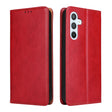 For Samsung Galaxy A54 5G Fierre Shann PU Genuine Leather Texture Leather Phone Case(Red) - free shipping - PMC TechLife - Order now!