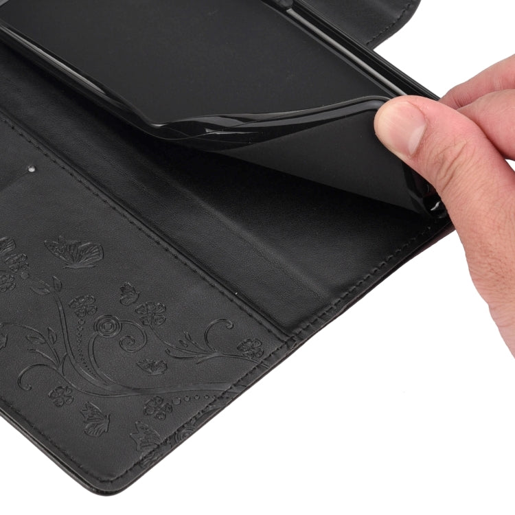 For Xiaomi Redmi Note 12 Pro+ 5G Global Butterfly Flower Pattern Leather Phone Case(Red) - free shipping - PMC TechLife - Order now!