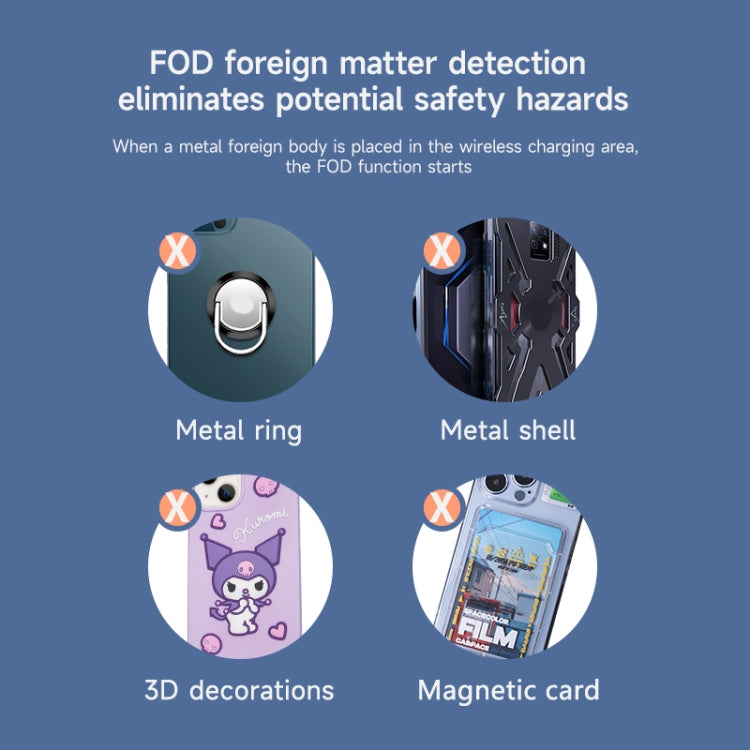 N21 15W 3 in 1 Transparent Magnetic Wireless Charger(White) - free shipping - PMC TechLife - Order now!