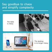 N21 15W 3 in 1 Transparent Magnetic Wireless Charger(White)