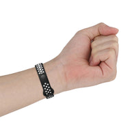 For Redmi Band 2 Loop Two-Color Breathable Silicone Watch Band(Black+Lime)