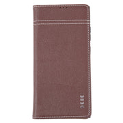 For Samsung Galaxy S23 Ultra 5G GEBEI Top-grain Horizontal Flip Leather Phone Case(Brown)