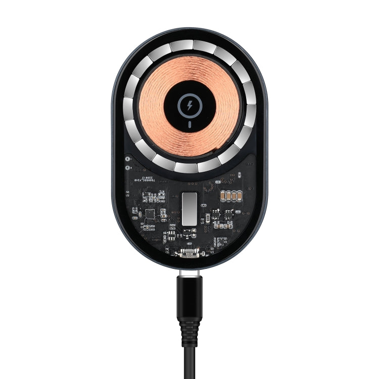 X9F Transparent Magnetic Air Vent Wireless Car Charger