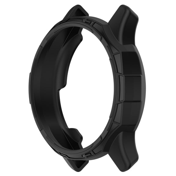 Compatible with Garmin Vivomove Trend Armor Hollow Watch Protective Case(Black)