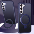 For Samsung Galaxy S23+ 5G Skin Feel MagSafe Magnetic Holder Phone Case(Dark Blue) - free shipping - PMC TechLife - Order now!