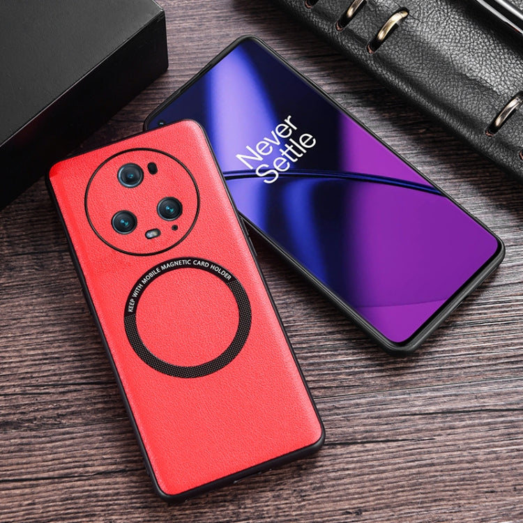 For Honor Magic5 Pro Cloth Texture PU MagSafe Magnetic Phone Case(White) - free shipping - PMC TechLife - Order now!