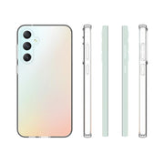 For Samsung Galaxy S23 FE 5G Water-resistant Texture TPU Phone Case(Transparent)