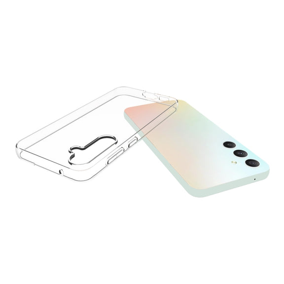 For Samsung Galaxy S23 FE 5G Water-resistant Texture TPU Phone Case(Transparent)