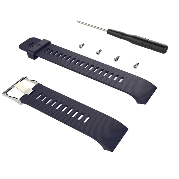 Compatible with Garmin Compatible witherunner 30 / 35 Silicone Watch Band(Blue)