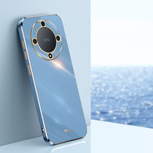 For Honor X9a 5G XINLI Straight Edge 6D Electroplate TPU Phone Case(Celestial Blue) - free shipping - PMC Jewellery - Order now!
