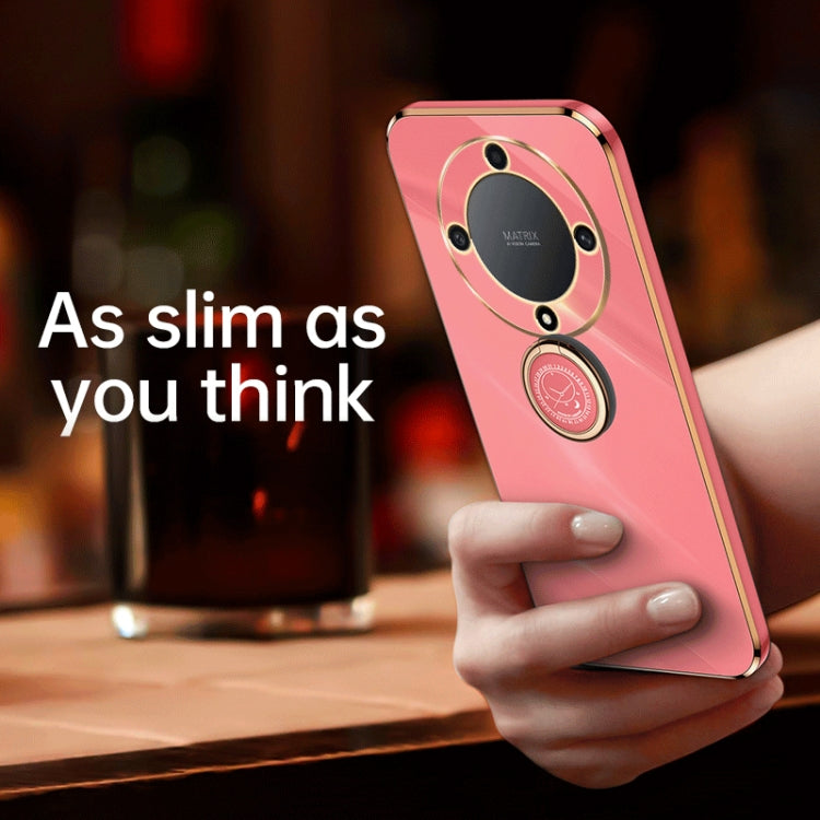 For Honor X9a 5G XINLI Straight Edge 6D Electroplate TPU Phone Case with Ring Holder(Celestial Blue) - free shipping - PMC TechLife - Order now!