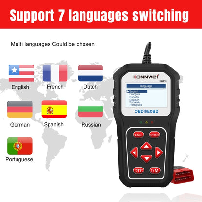 KONNWE KW818 Car OBD2 Bluetooth Fault Detector Diagnostic Tools - free shipping - PMC Jewellery - Order now!