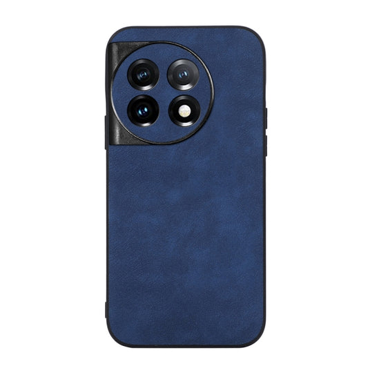 For OnePlus 11R/Ace 2 Morocco Texture PU Phone Case(Blue) - free shipping - PMC Jewellery - Order now!