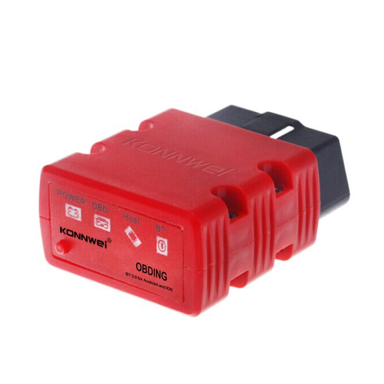 KONNWEI KW902 Bluetooth 5.0 OBD2 Car Fault Diagnostic Scan Tools Support IOS / Android(Red) - Code Readers & Scan Tools by KONNWEI | Online Shopping South Africa | PMC TechLife | Buy Now Pay Later Mobicred