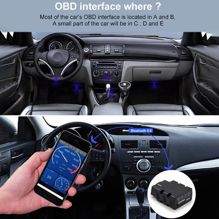 KONNWEI KW902 Bluetooth 5.0 OBD2 Car Fault Diagnostic Scan Tools Support IOS / Android(Green) - Code Readers & Scan Tools by KONNWEI | Online Shopping South Africa | PMC Jewellery | Buy Now Pay Later Mobicred