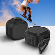Wireless Earphones Silicone Case with Switch & Carabiner for Samsung Galaxy Buds Live / Buds2 / Buds Pro / Buds2 Pro(Black) - Samsung Earphone Case by PMC TechLife | Online Shopping South Africa | PMC TechLife