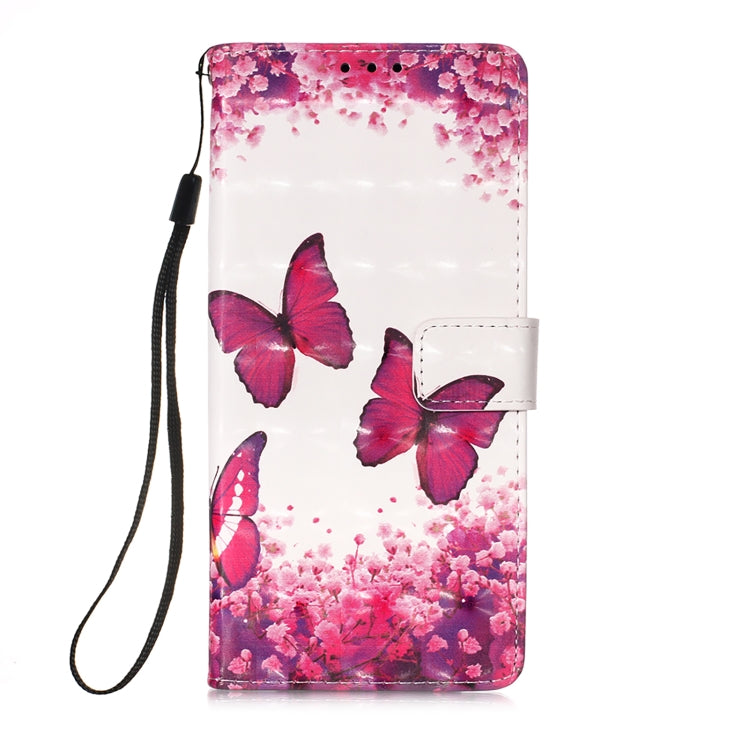 For Samsung Galaxy A34 5G 3D Painting Horizontal Flip Leather Phone Case(Rose Butterfly) - free shipping - PMC TechLife - Order now!