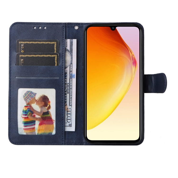 For vivo V25 5G/V25e 4G/X80 Lite Classic Calf Texture Flip Leather Phone Case(Blue) - free shipping - PMC TechLife - Order now!