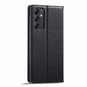 For Samsung Galaxy A14 4G/5G LC.IMEEKE RFID Anti-theft Leather Phone Case(Black)