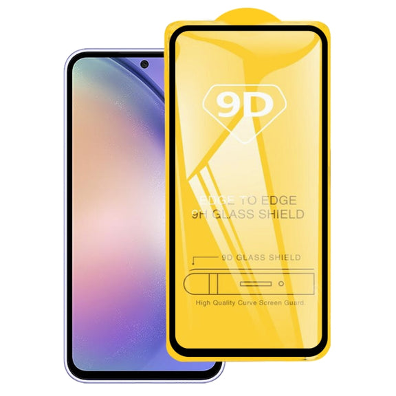 For Samsung Galaxy A54 9D Full Glue Full Screen Tempered Glass Film