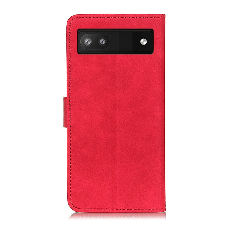 For Google Pixel 7a KHAZNEH Retro Texture Flip Leather Phone Case(Red) - free shipping - PMC Jewellery - Order now!