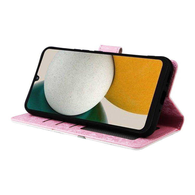 For Samsung Galaxy A34 5G Bronzing Painting RFID Leather Phone Case(Rose Flower) - free shipping - PMC TechLife - Order now!