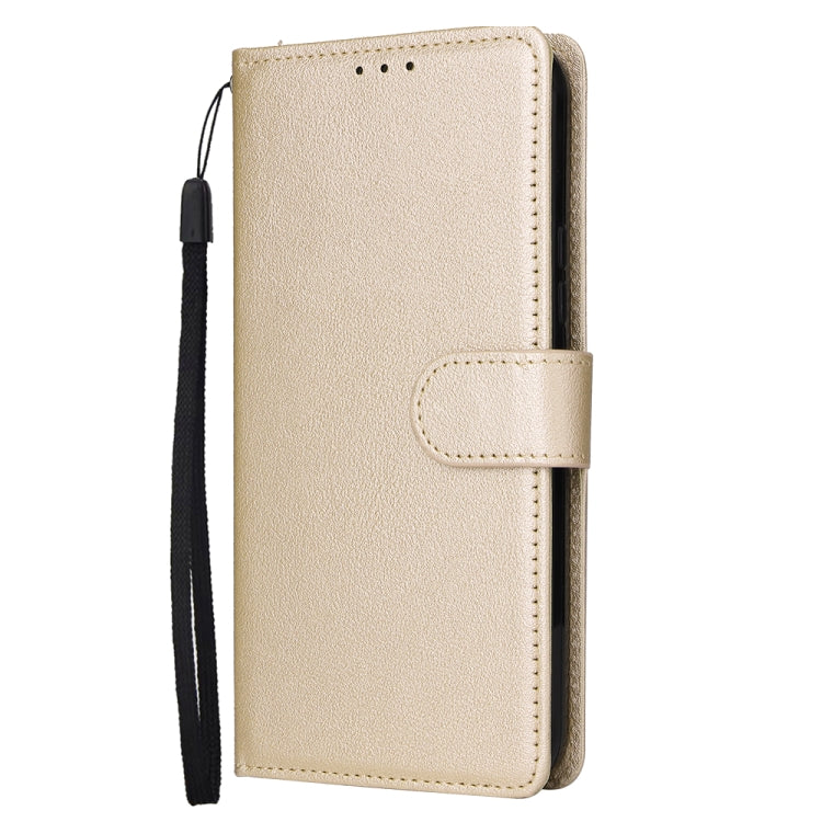 For Samsung Galaxy A34 3 Card Slots Multifunctional Leather Phone Case(Gold) - free shipping - PMC TechLife - Order now!