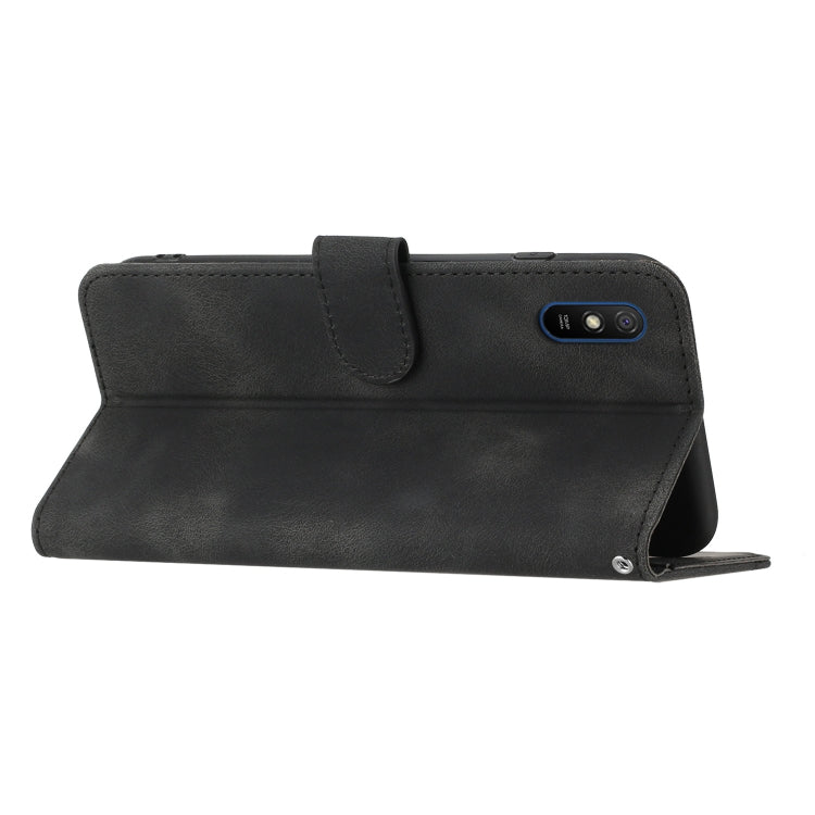 For Xiaomi Redmi 9A/9AT/9i Heart Pattern Skin Feel Leather Phone Case(Black) - free shipping - PMC TechLife - Order now!