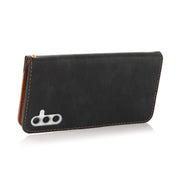 For Samsung Galaxy A14 / A04s Dual-color Stitching Leather Phone Case(Black Brown)