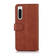 For Sony Xperia 10 V Cow Texture Leather Phone Case(Brown)