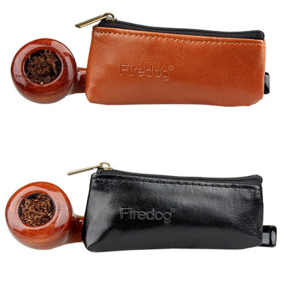 FIREDOG CL-45 Portable Moisture Pipe Tobacco Bag(Black) - Cigarette Box & Ashtrays by FIREDOG | Online Shopping South Africa | PMC Jewellery | Buy Now Pay Later Mobicred