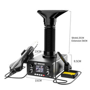 D301 Multifunctional Intelligent Smoking Constant Temperature Soldering Disassembly Rework Station(UK Plug)