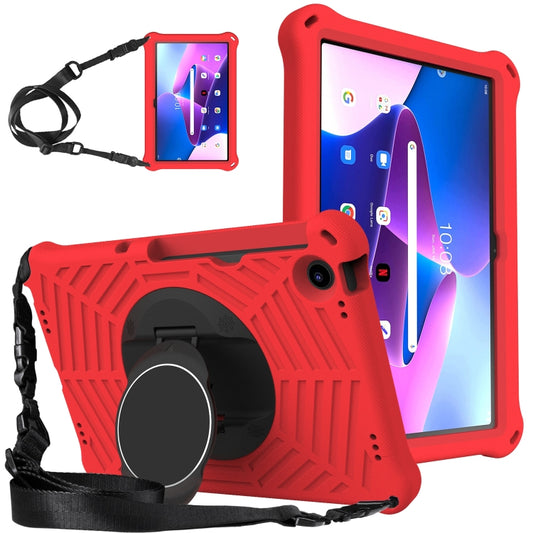 For Lenovo Tab M10 Plus 10.6 3rd Gen 2022 Spider King Silicone Protective Tablet Case(Red) - free shipping - PMC Jewellery - Order now!