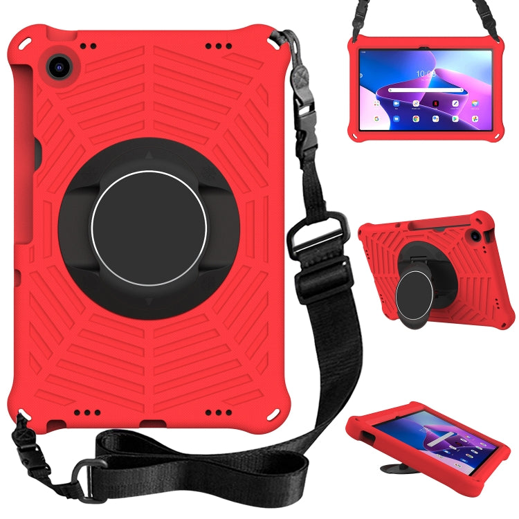 For Lenovo Tab M10 Plus 10.6 3rd Gen 2022 Spider King Silicone Protective Tablet Case(Red) - free shipping - PMC TechLife - Order now!