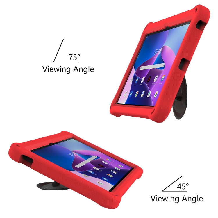 For Lenovo Tab M10 Plus 10.6 3rd Gen 2022 Spider King Silicone Protective Tablet Case(Red) - free shipping - PMC TechLife - Order now!