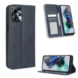 For Motorola Moto G13 / G23 4G Magnetic Buckle Retro Texture Leather Phone Case(Blue) - free shipping - PMC TechLife - Order now!