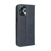 For Motorola Moto G13 / G23 4G Magnetic Buckle Retro Texture Leather Phone Case(Blue)