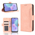 For TCL 408 Skin Feel Calf Texture Card Slots Leather Phone Case(Pink) - free shipping - PMC TechLife - Order now!