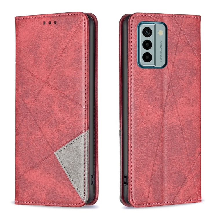 For Nokia G22 Prismatic Invisible Magnetic Leather Phone Case(Red) - free shipping - PMC TechLife - Order now!