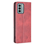 For Nokia G22 Prismatic Invisible Magnetic Leather Phone Case(Red)