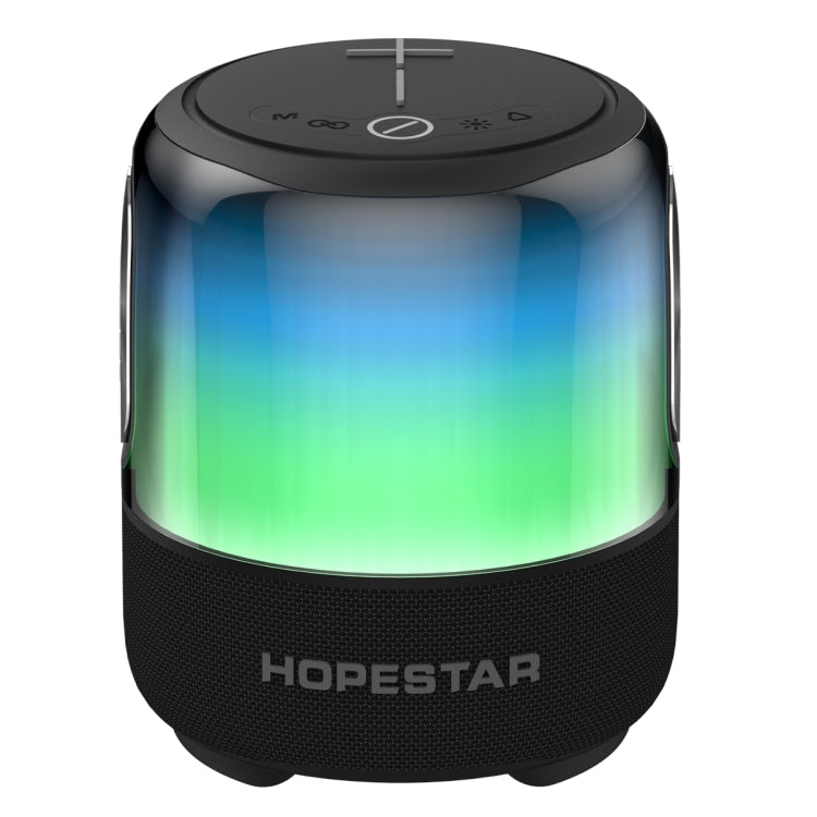 HOPESTAR SC-01 Waterproof LED Light Wireless Bluetooth Speaker(Black) - free shipping - PMC TechLife - Order now!