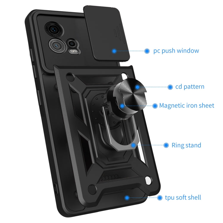 For Motorola Moto G72 Sliding Camera Cover Design TPU+PC Phone Case(Rose Gold) - free shipping - PMC TechLife - Order now!