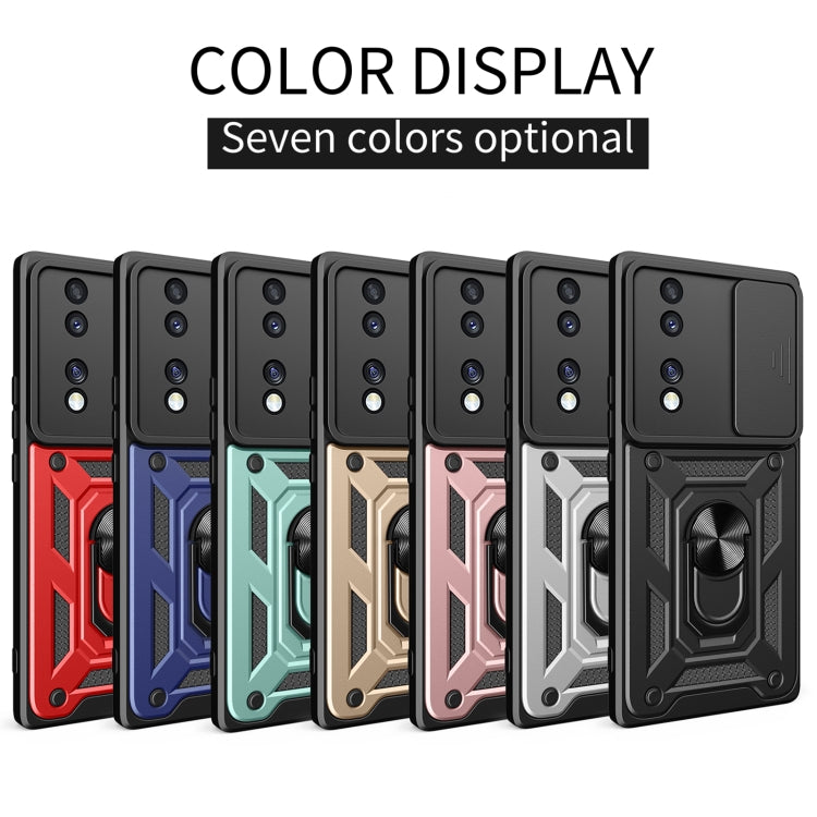 For Honor 70 5G Sliding Camera Cover Design TPU+PC Phone Case(Silver) - free shipping - PMC TechLife - Order now!