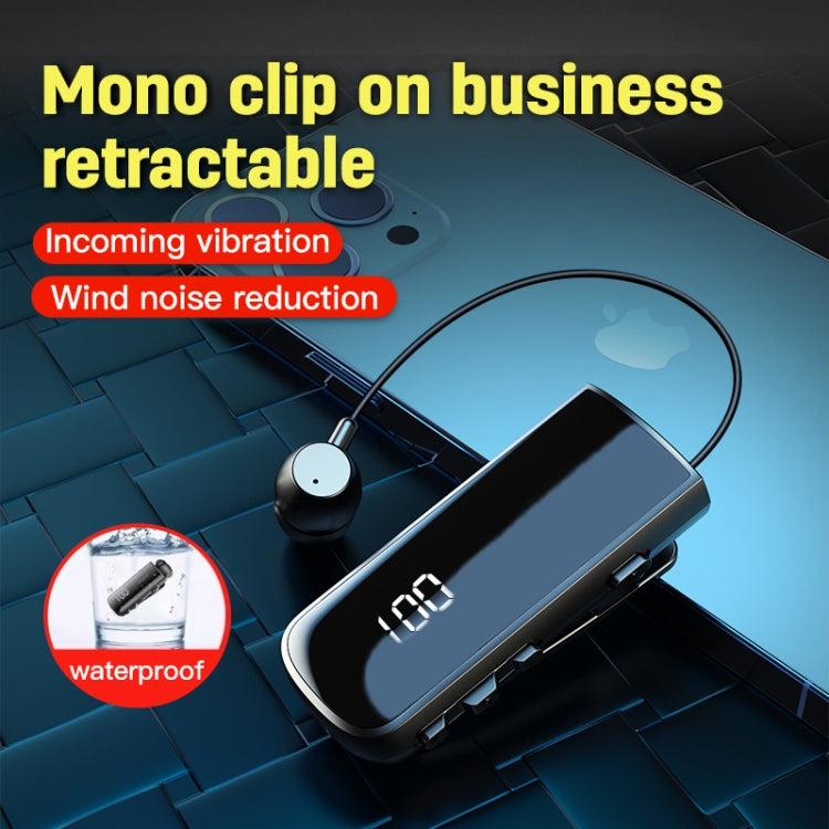 Fineblue F901 Waterproof Lavalier Earphone for Driving and Riding(Black) - Bluetooth Earphone by Fineblue | Online Shopping South Africa | PMC Jewellery | Buy Now Pay Later Mobicred