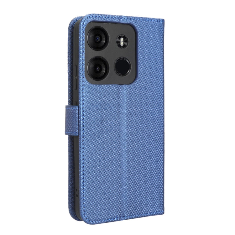 For Tecno Spark Go 2023 Diamond Texture Leather Phone Case(Blue) - free shipping - PMC Jewellery - Order now!